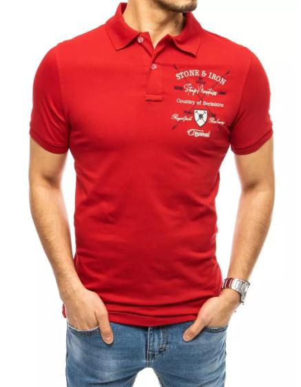 Pánské tričko s potiskem červené SHIELD
