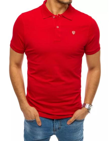 Pánské tričko s potiskem červené BASE