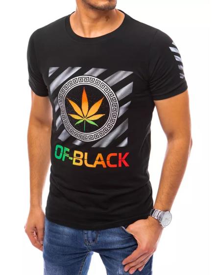 Pánské tričko WEED III černé