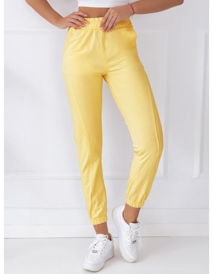 Dámské teplákové kalhoty STIVEL lemon žlutá