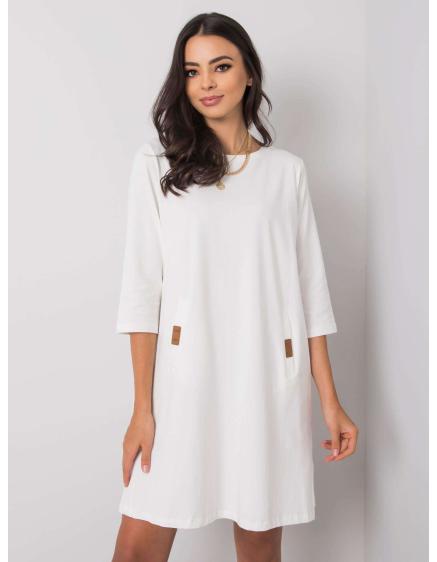 Dámské šaty bavlněné DALENNE bílé